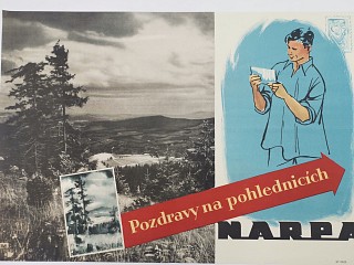 Pozdravy na pohlednicích Narpa