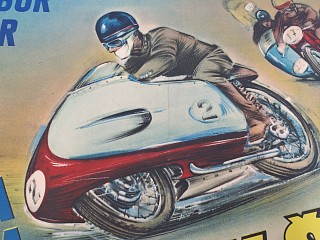 Cena města Litomyšle závod automobilů a motocyklů 1956