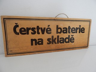 Čerstvé baterie na skladě