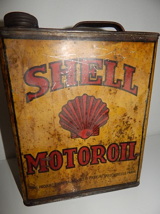 Shell Motoroil - plechovka