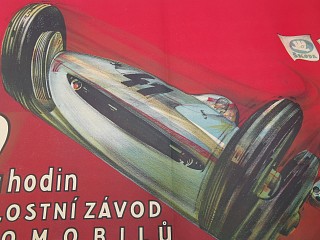 Brno 1950 rychlostní závod automobilů - Tatra Škoda Aero....