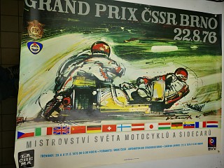 Grand Prix ČSSR Brno 1976 - dobový plakát